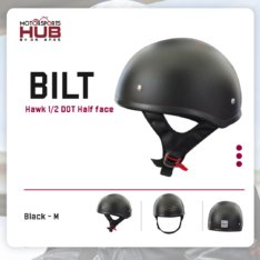 BILT Hawk Half Face Helmet