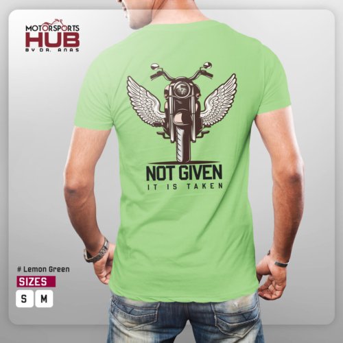 FREEDOM IS NOT GIVEN BACK MN – LEMON GREEN – S,M