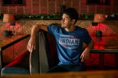 Men’s Racing Graphic Tee, Blue