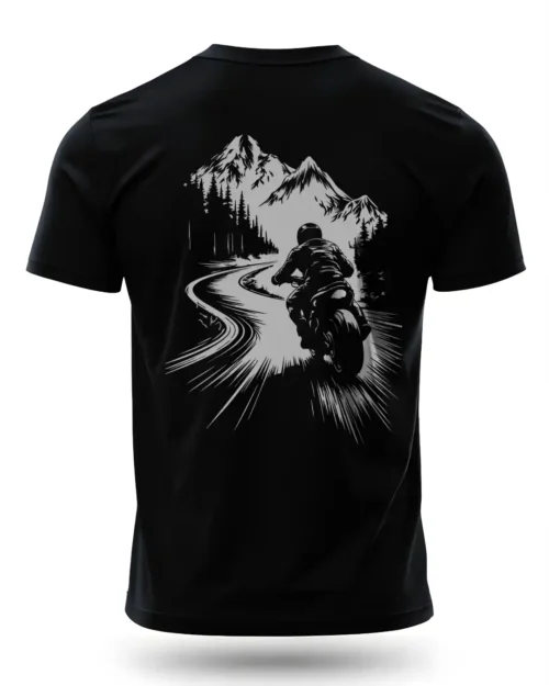 No Destination Needed Black back mocup